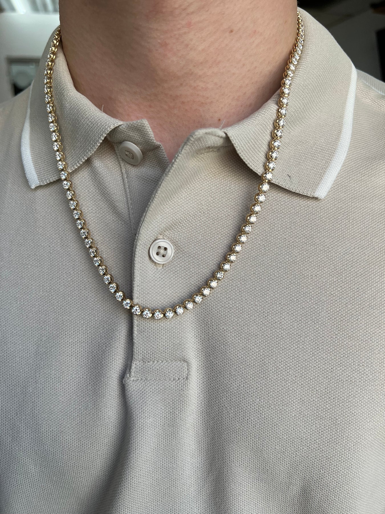 Do Men Wear Moissanite Tennis Chains? – The Ring Pal