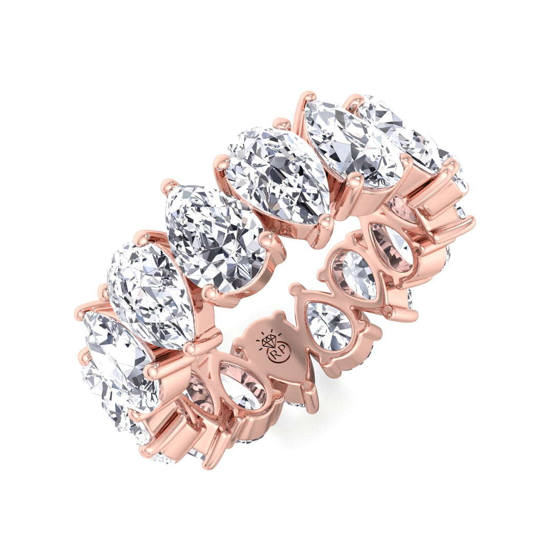 Pear Shape Eternity Band
