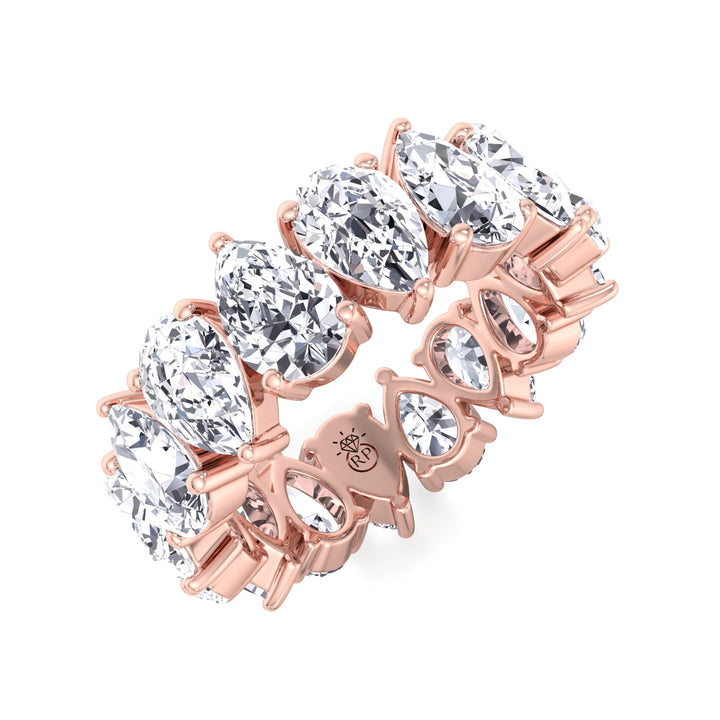 Pear Shape Eternity Band