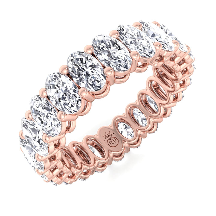 Oval Cut Eternity Band