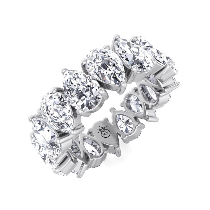 Pear Shape Eternity Band