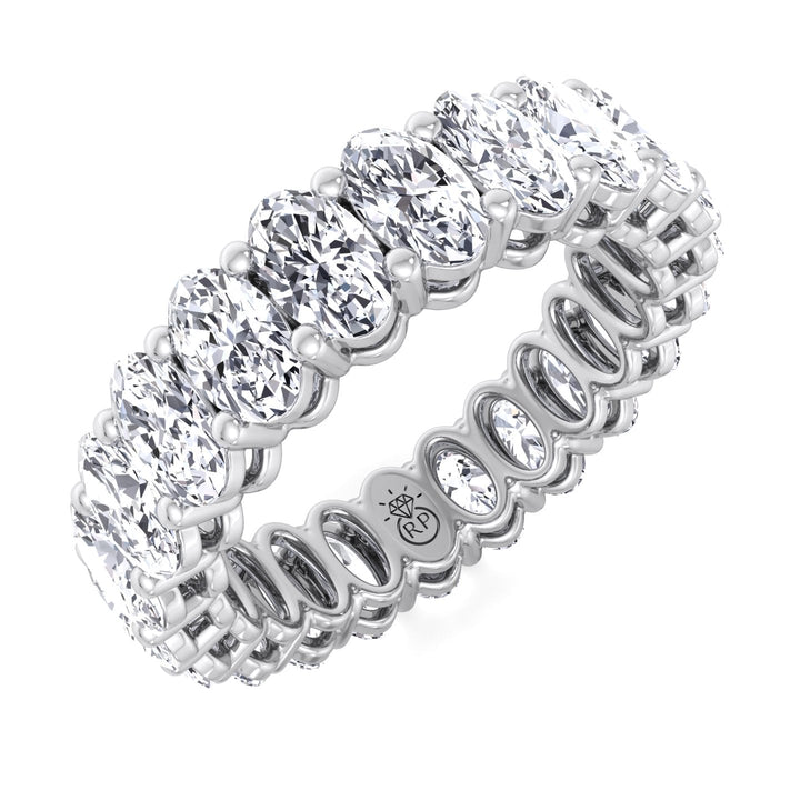 Oval Cut Eternity Band