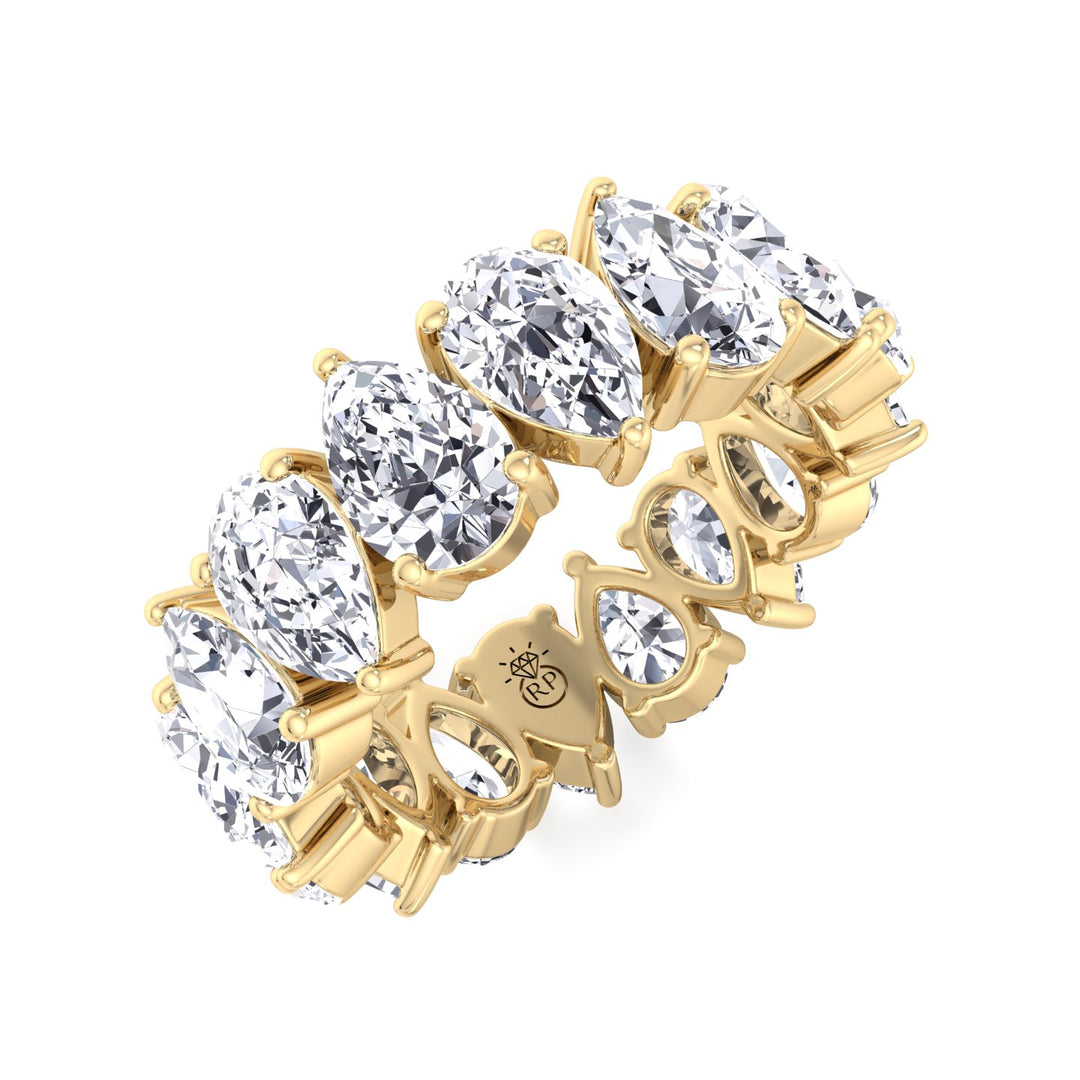 Pear Shape Eternity Band