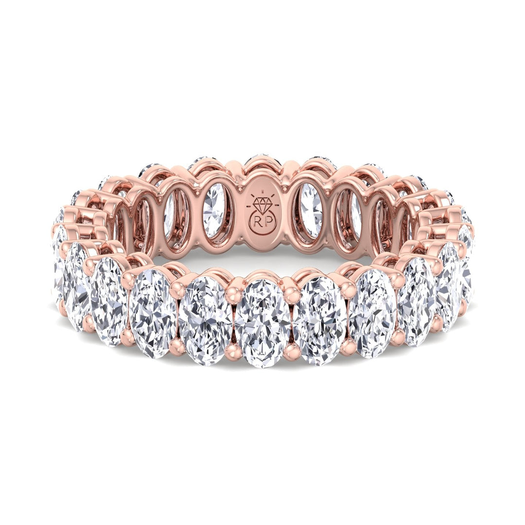 Oval Cut Eternity Band