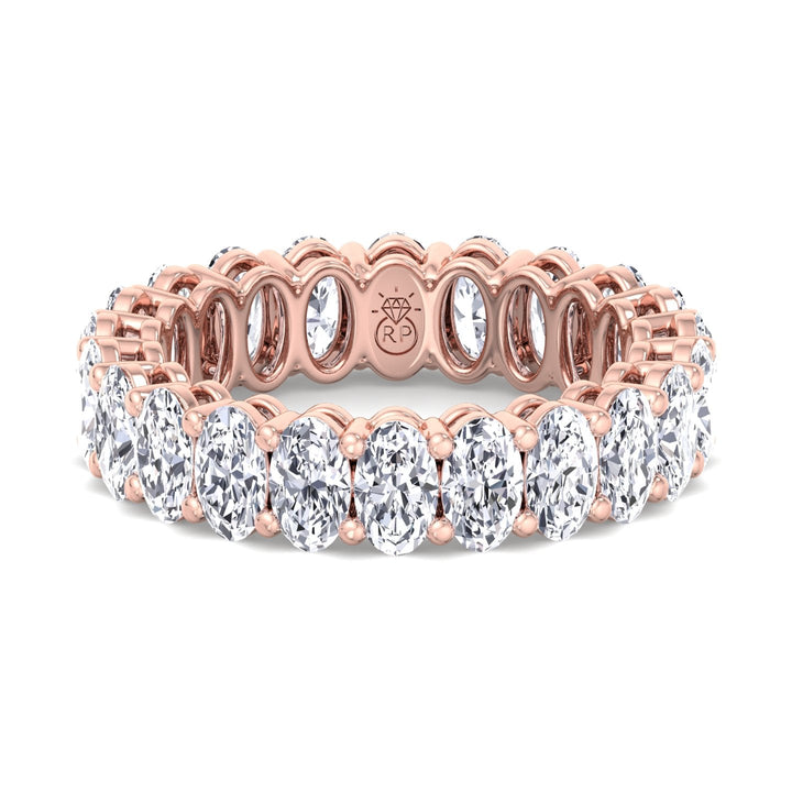 Oval Cut Eternity Band