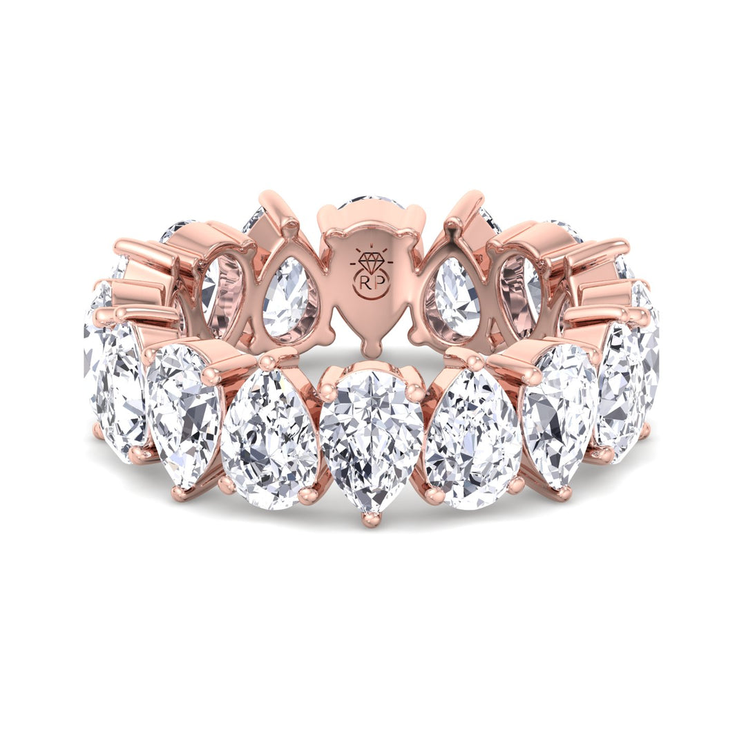 Pear Shape Eternity Band