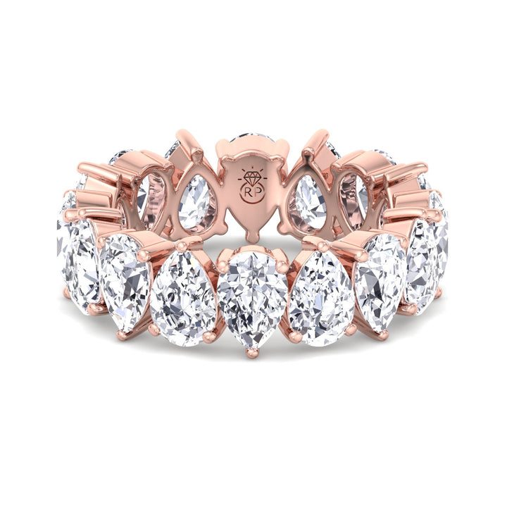 Pear Shape Eternity Band