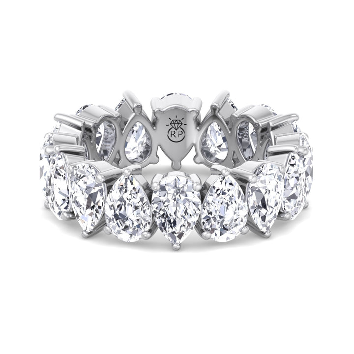 Pear Shape Eternity Band