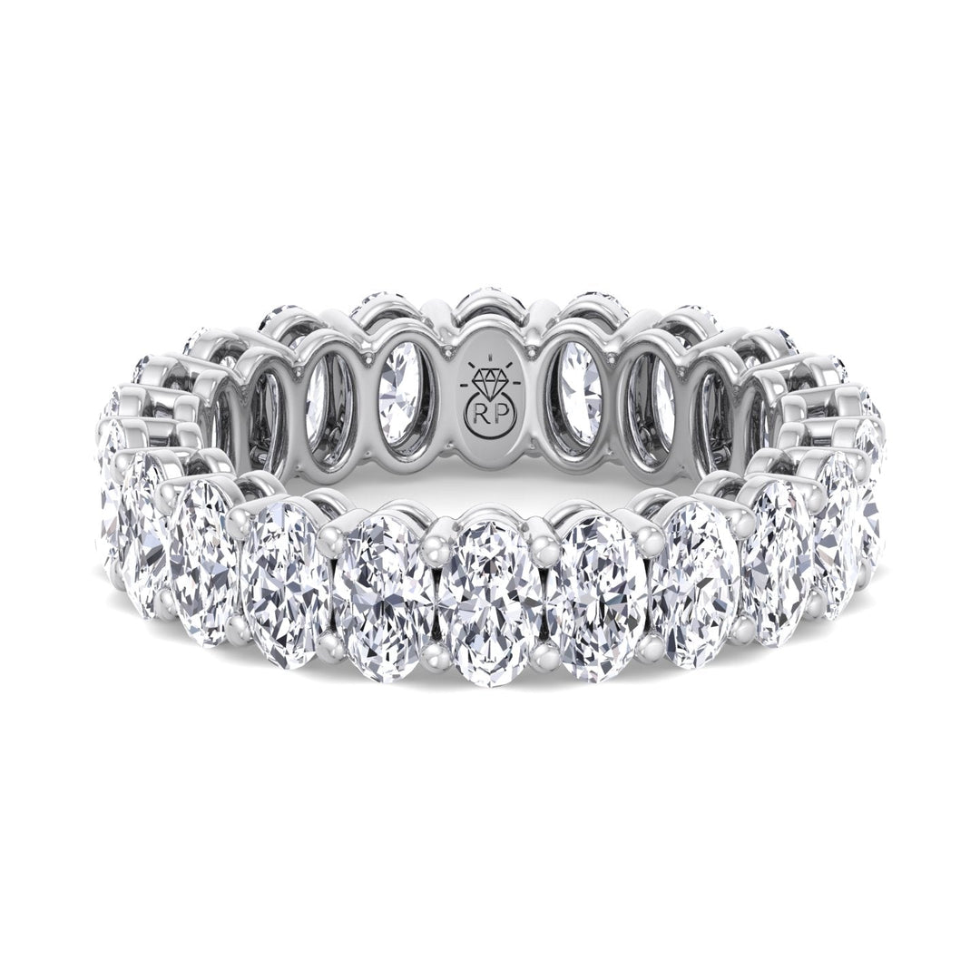Oval Cut Eternity Band