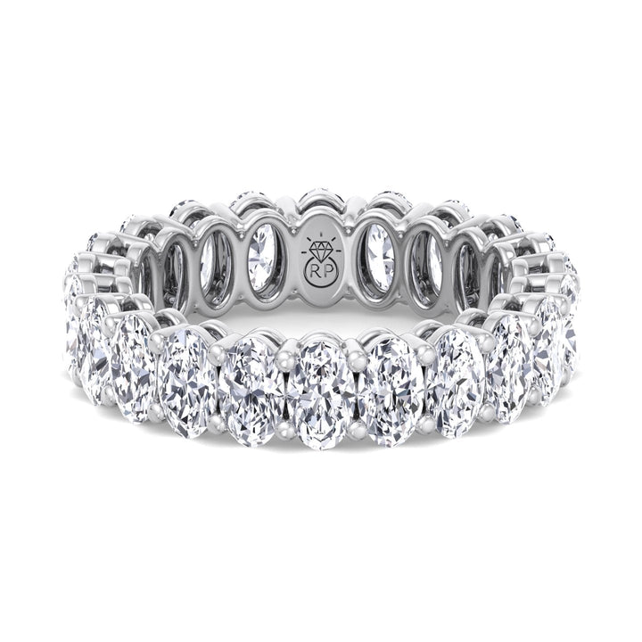 Oval Cut Eternity Band