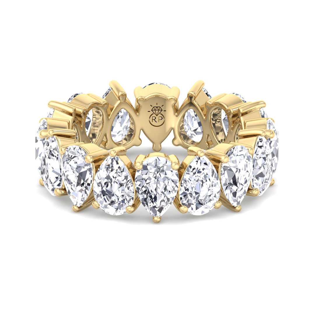 Pear Shape Eternity Band