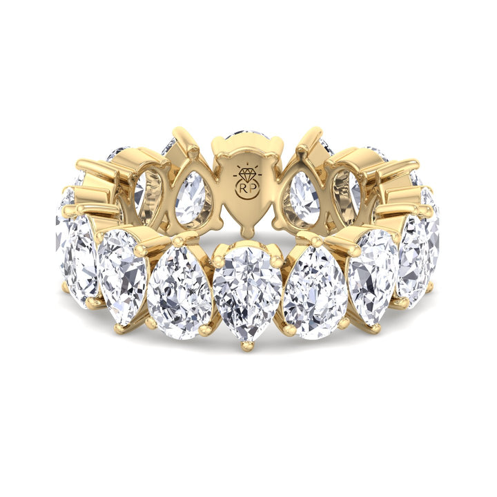 Pear Shape Eternity Band