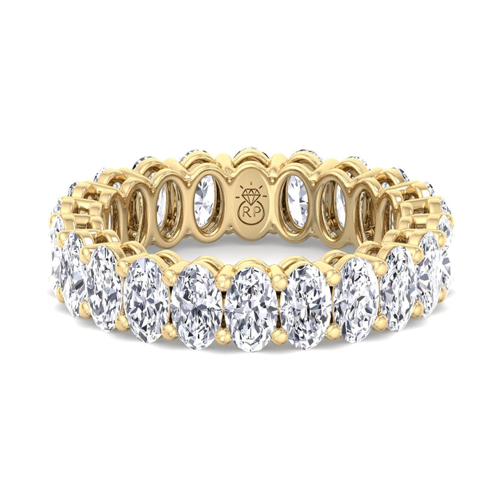 Oval Cut Eternity Band
