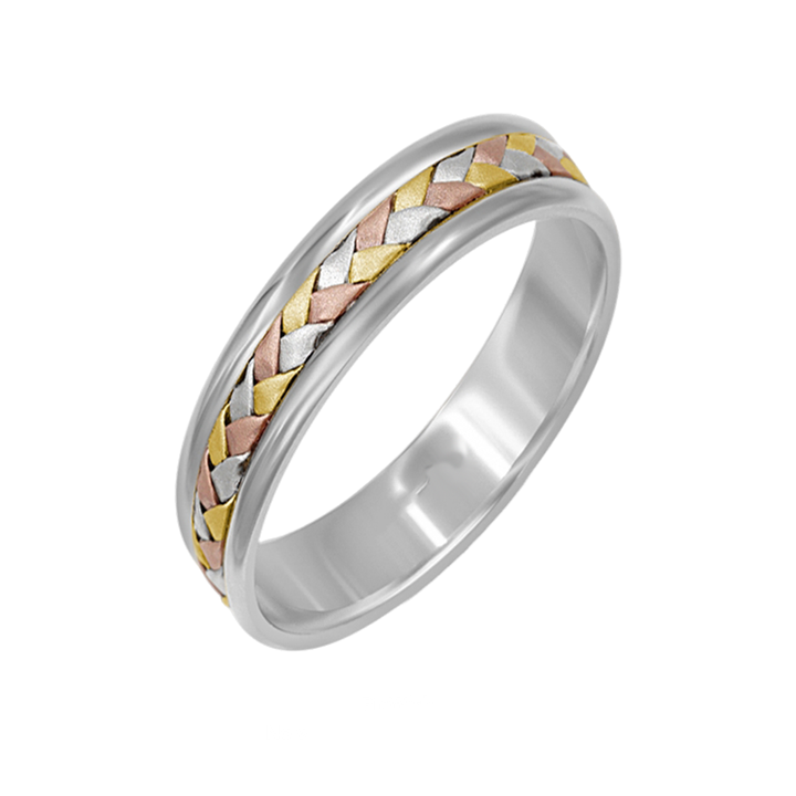Tri-color Woven Braided Men&