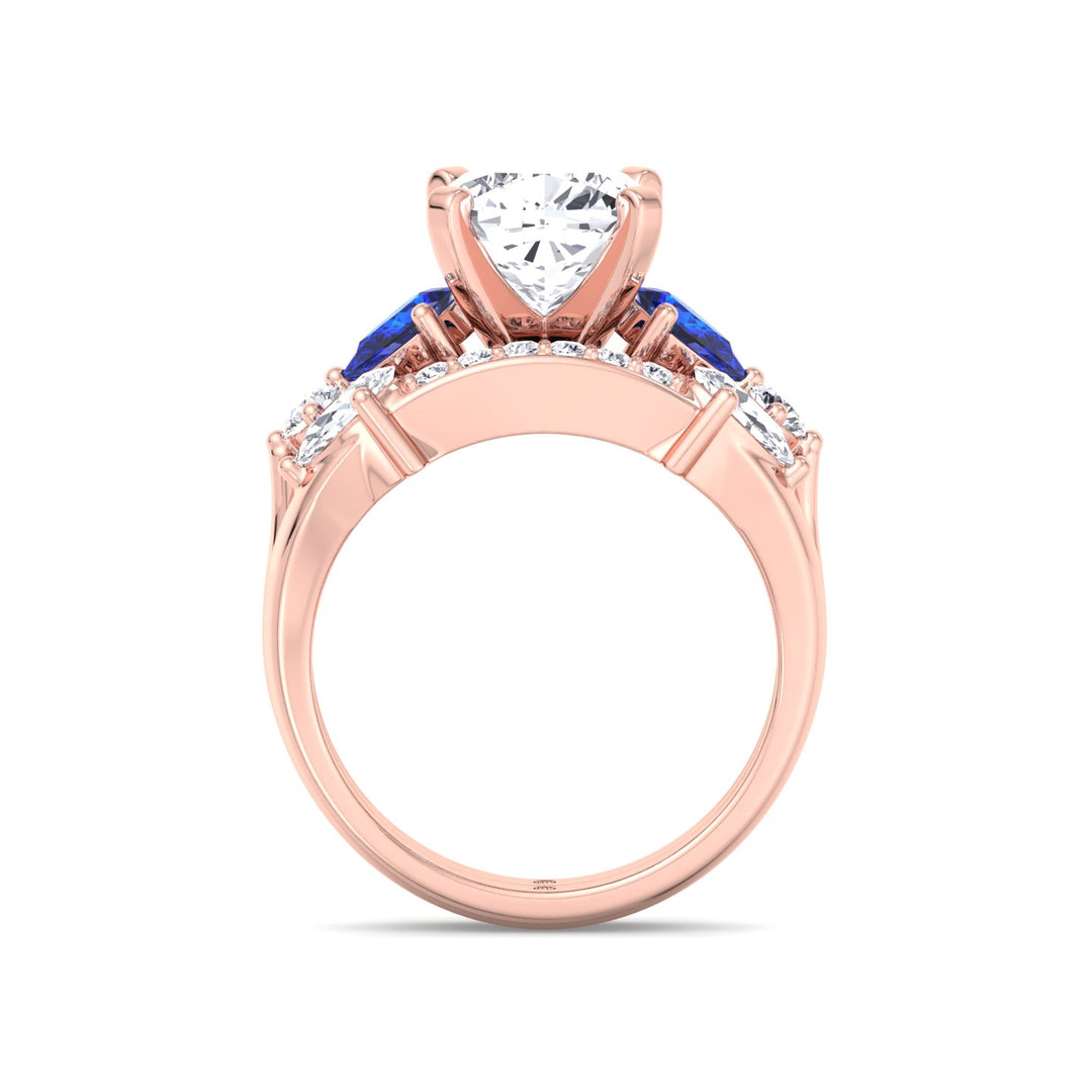 Multi Shape Wedding Band (0.55CT)