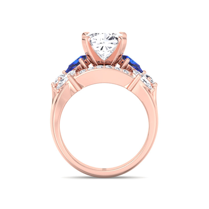 Multi Shape Wedding Band (0.55CT)