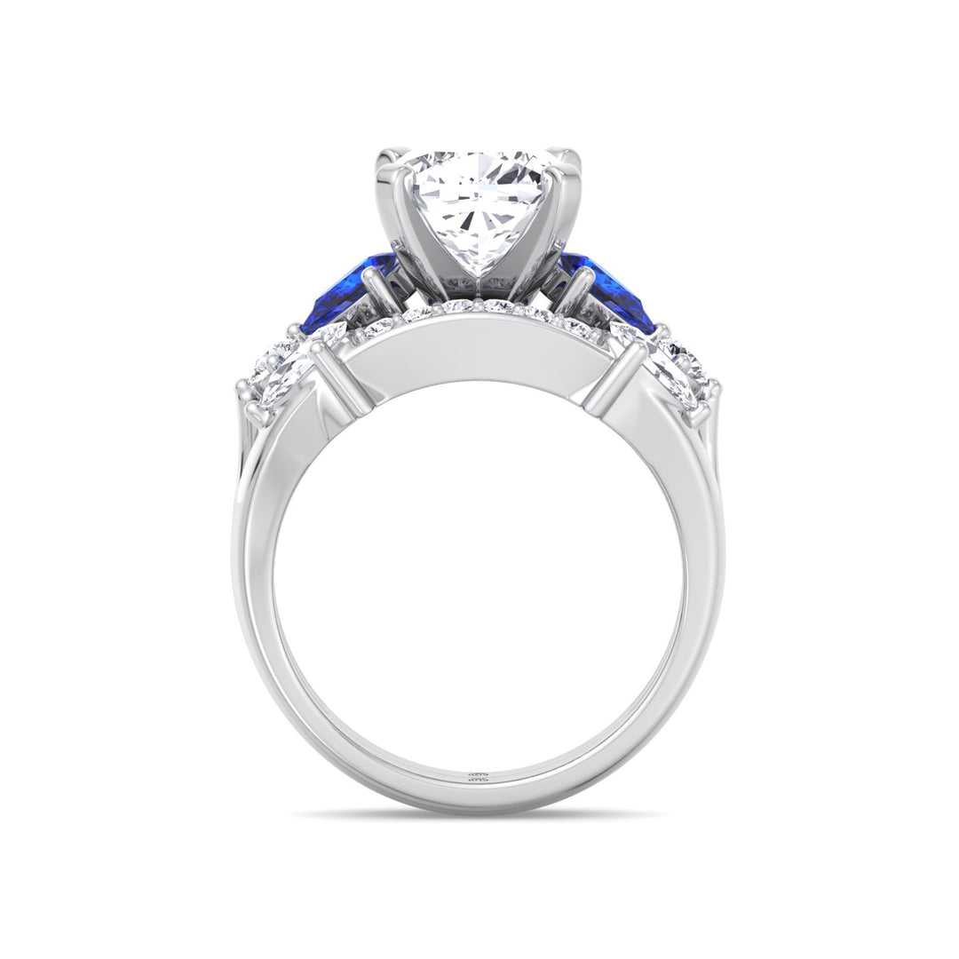 Multi Shape Wedding Band (0.55CT)