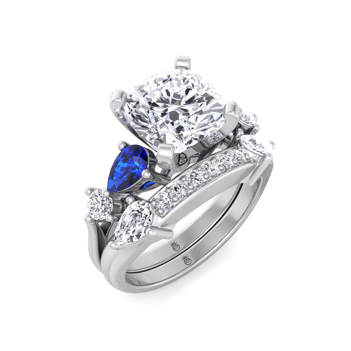 Multi Shape Wedding Band (0.55CT)
