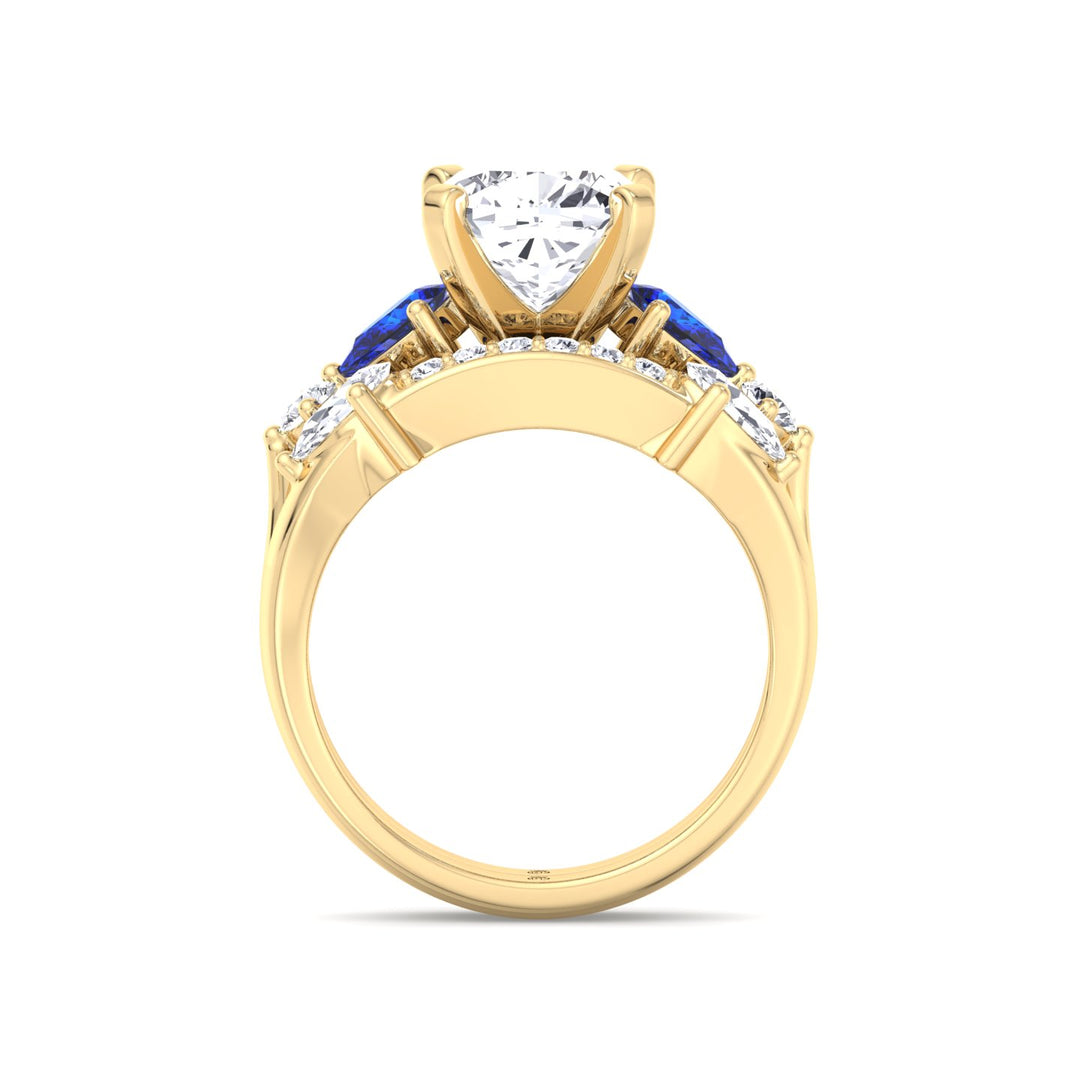 Multi Shape Wedding Band (0.55CT)