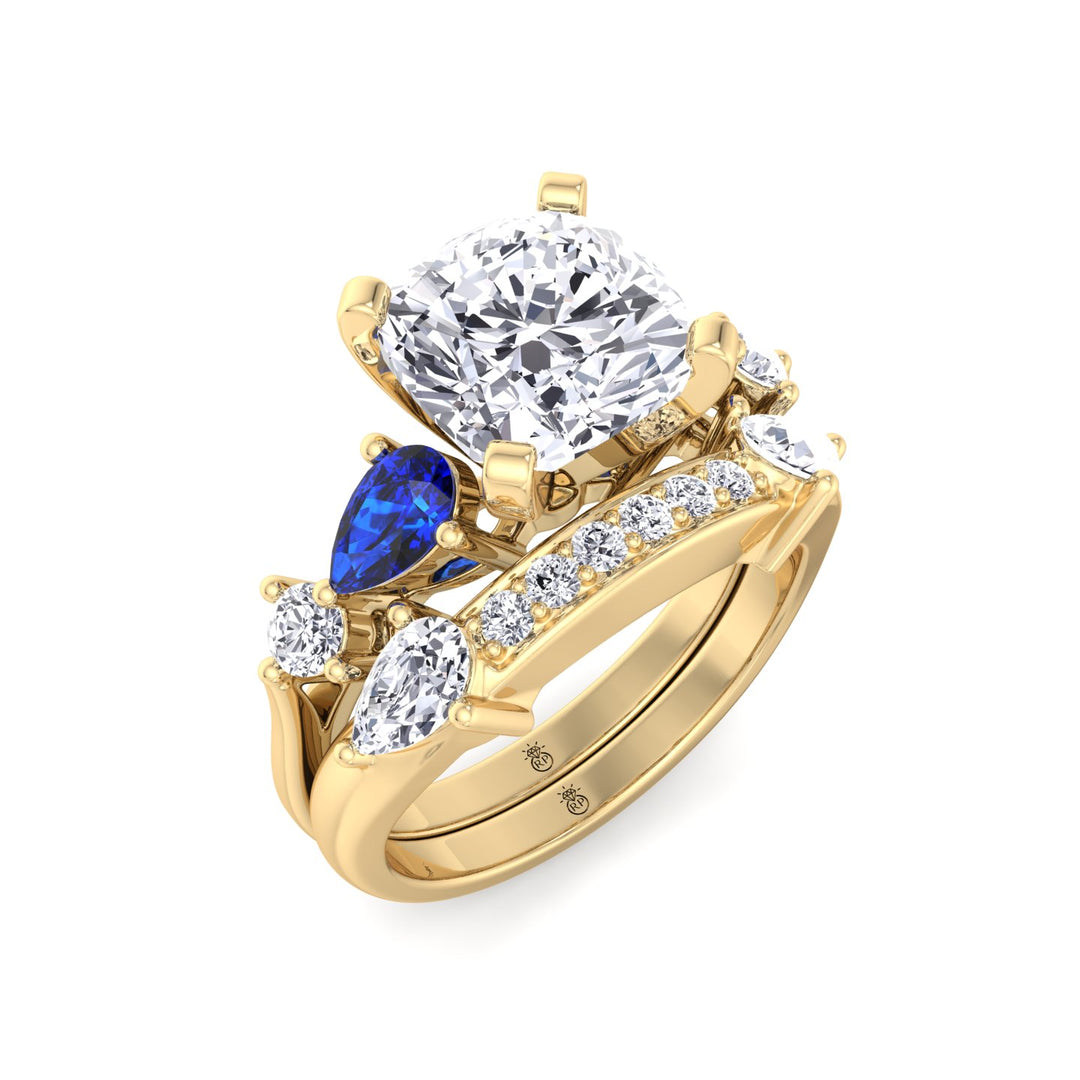 Multi Shape Wedding Band (0.55CT)