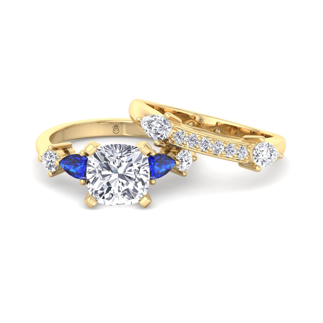 Multi Shape Wedding Band (0.55CT)
