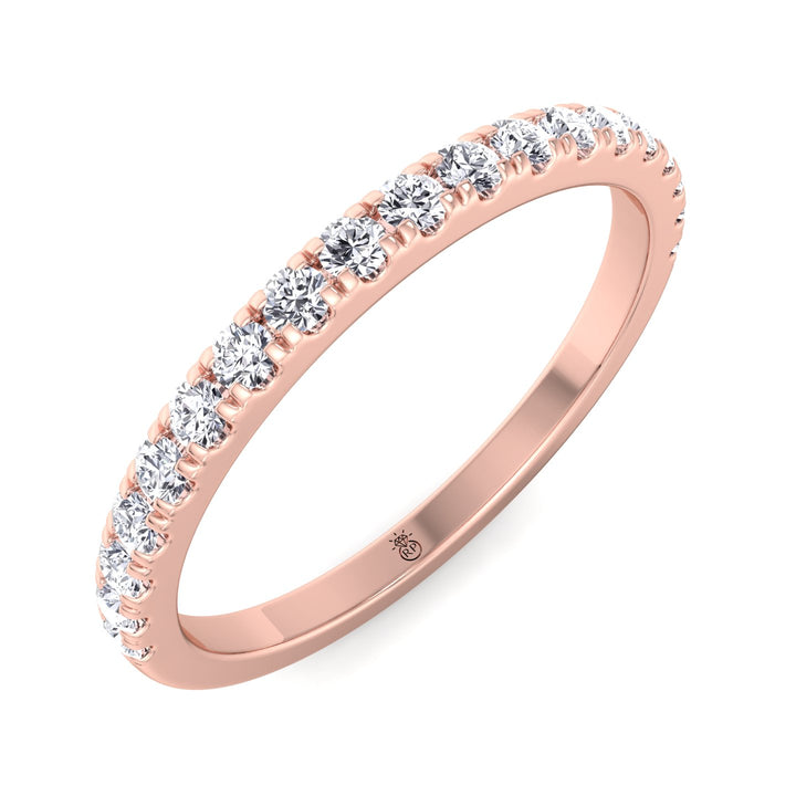 Stackable Pave Wedding Band (0.30 CT)