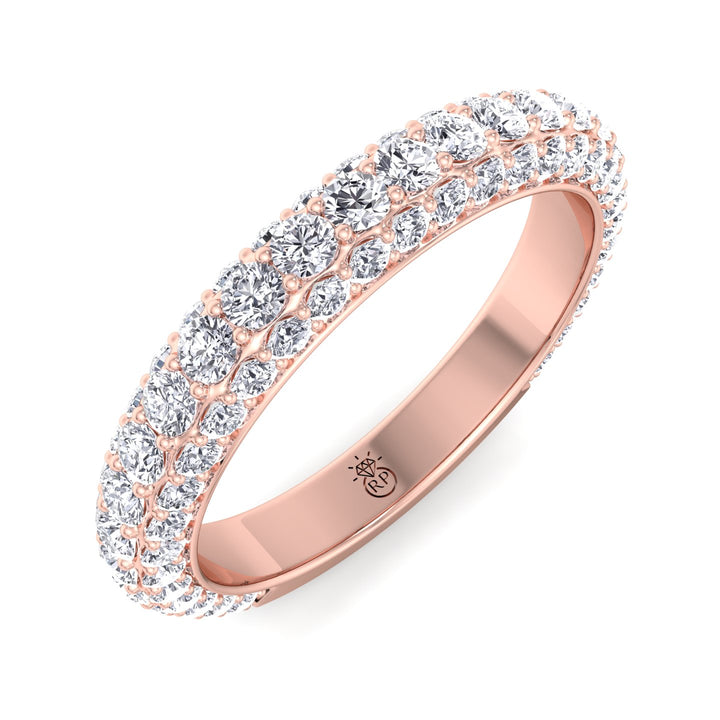 Matching Pave Wedding Band (0.79 CT)