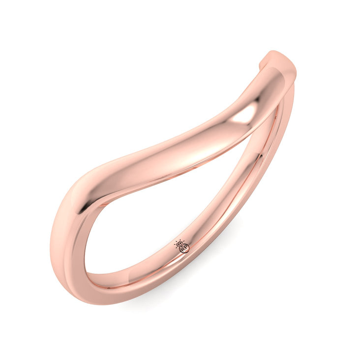 3mm Plain Wedding Band with Curve