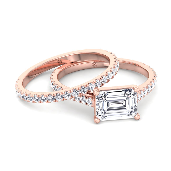 Matching Pave Wedding Band (0.30 CT)