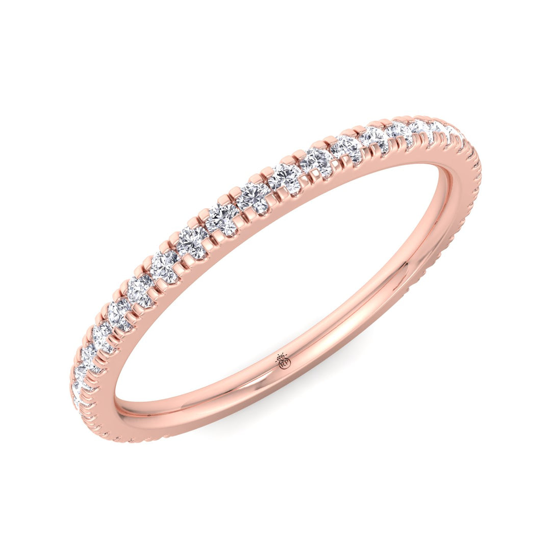 Matching Pave Wedding Band (0.34 CT)