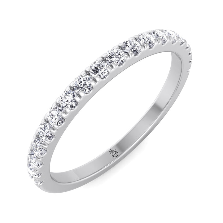 Stackable Pave Wedding Band (0.30 CT)
