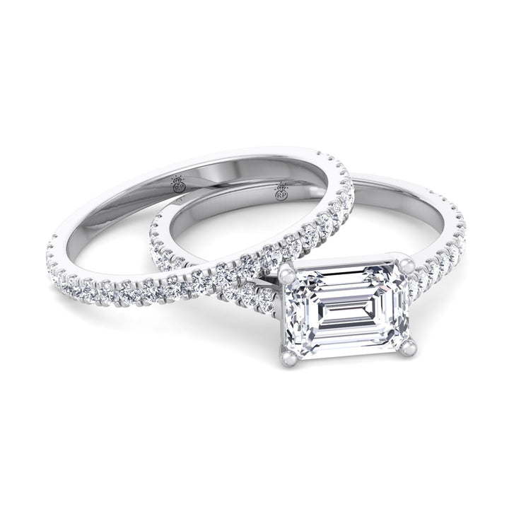 Matching Pave Wedding Band (0.30 CT)