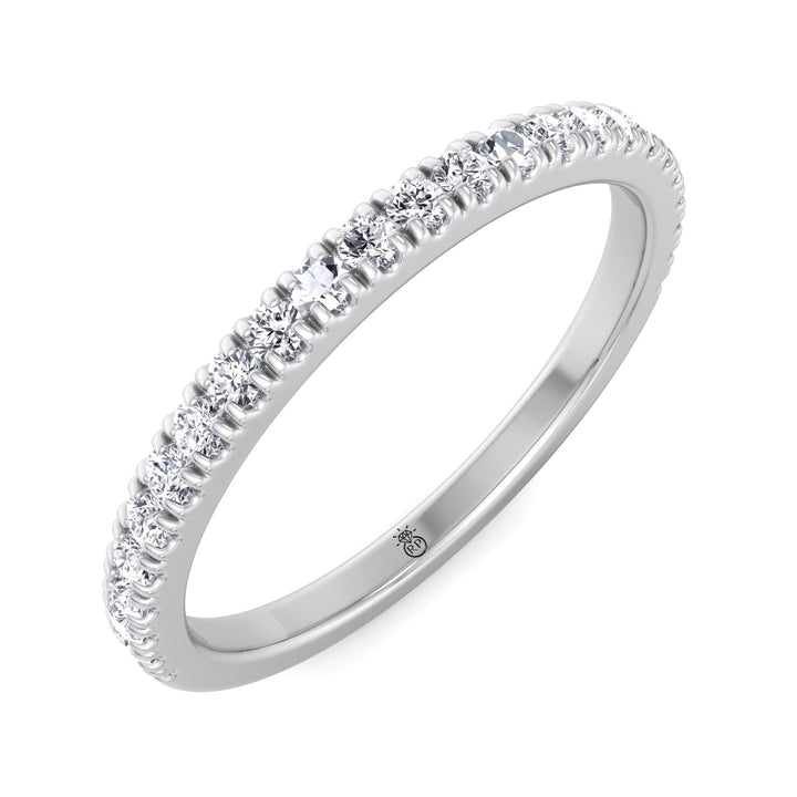 Pave Wedding Band (0.12CT)