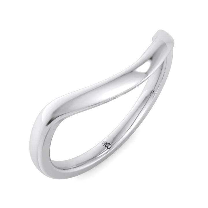 3mm Plain Wedding Band with Curve