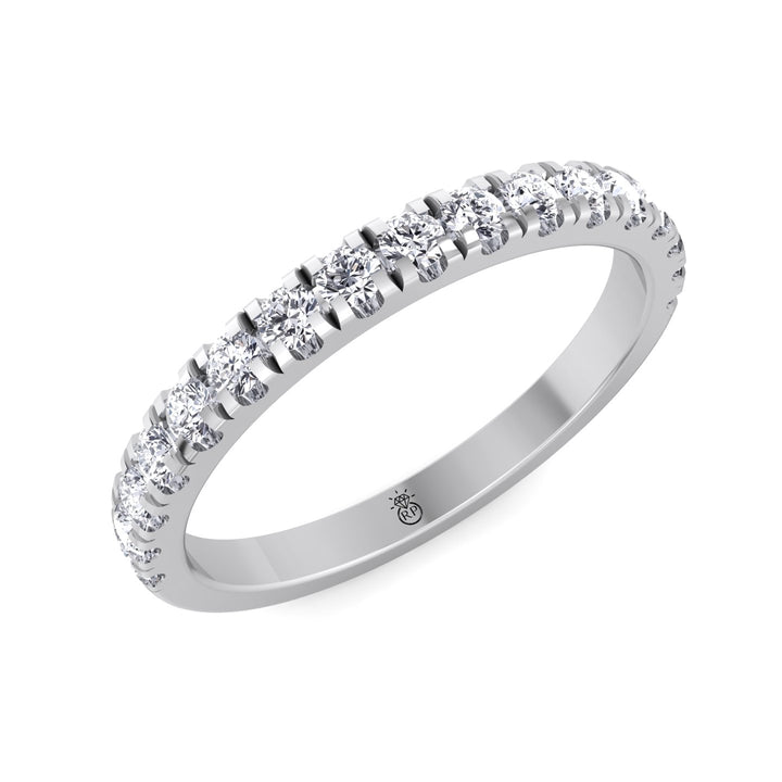Matching Pave Wedding Band (0.19 CT)