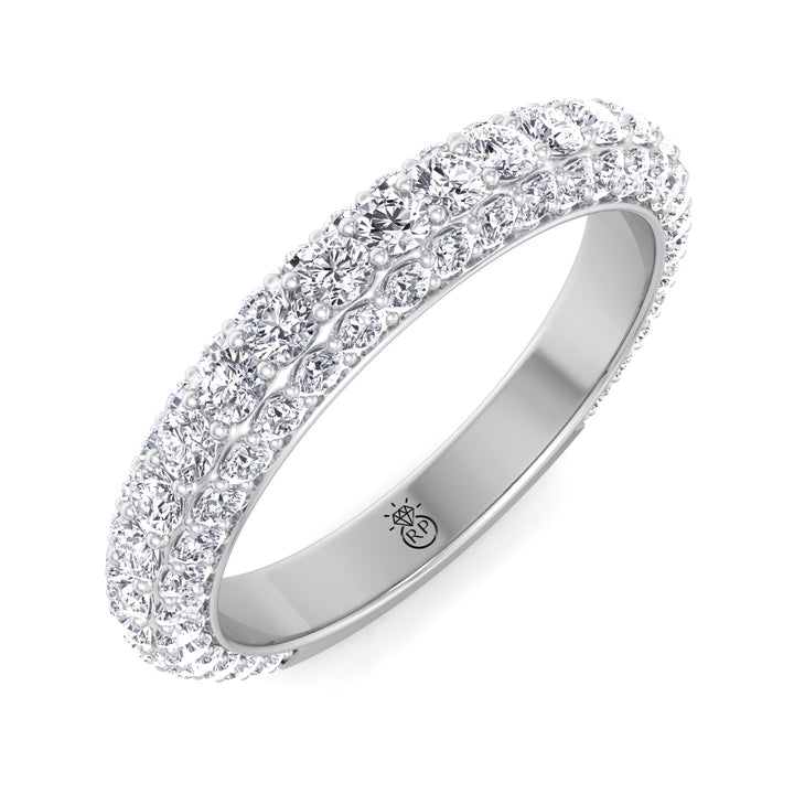 Matching Pave Wedding Band (0.79 CT)
