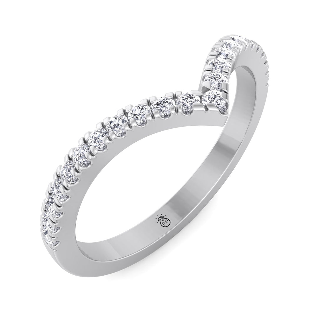 Matching Pave Wedding Band (0.17 CT)