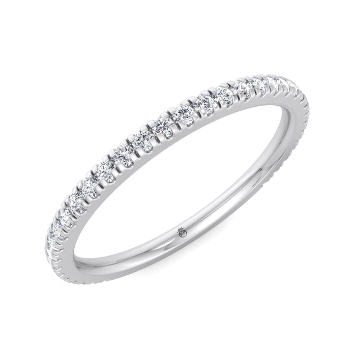 Matching Pave Wedding Band (0.34 CT)