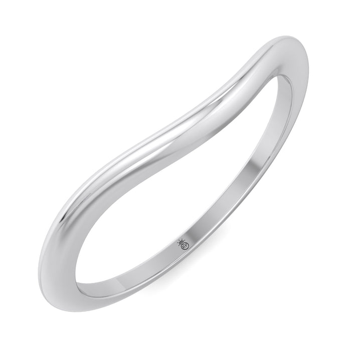 3mm Plain Wedding Band with Curve
