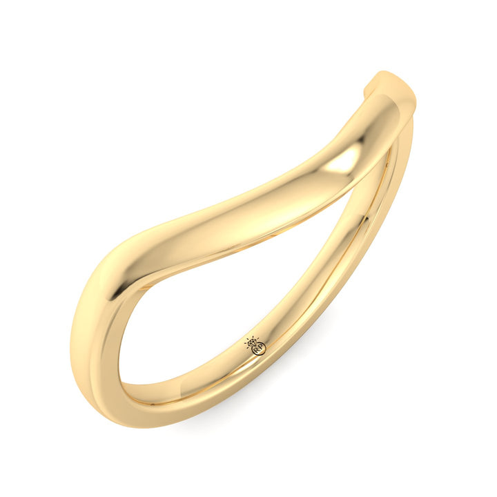 3mm Plain Wedding Band with Curve