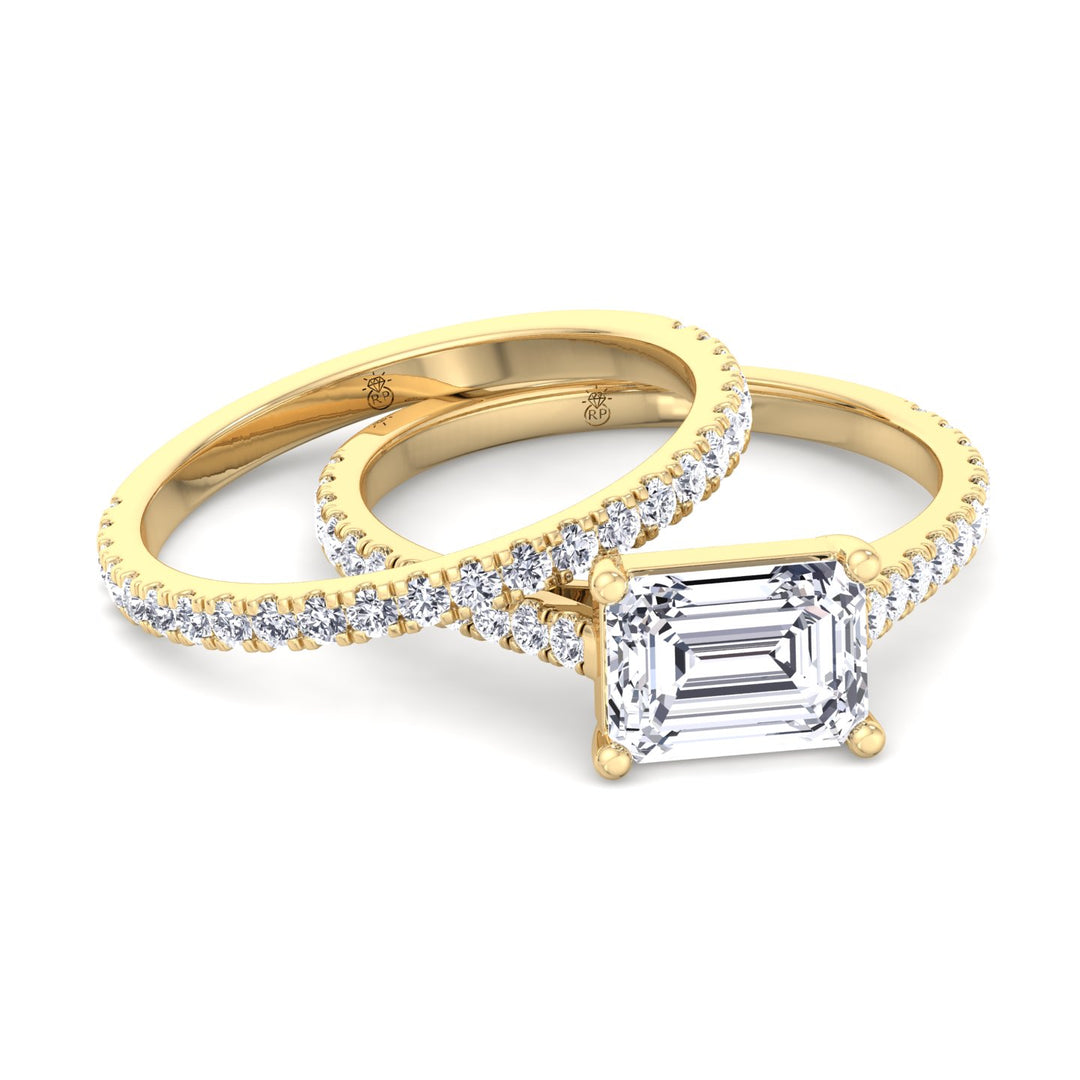 Matching Pave Wedding Band (0.30 CT)