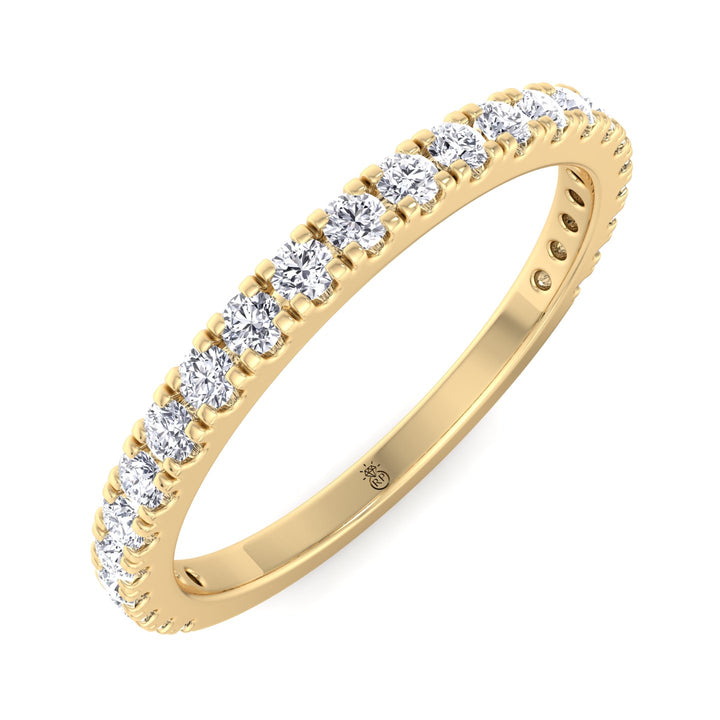 Matching Pave Wedding Band (0.29 CT)