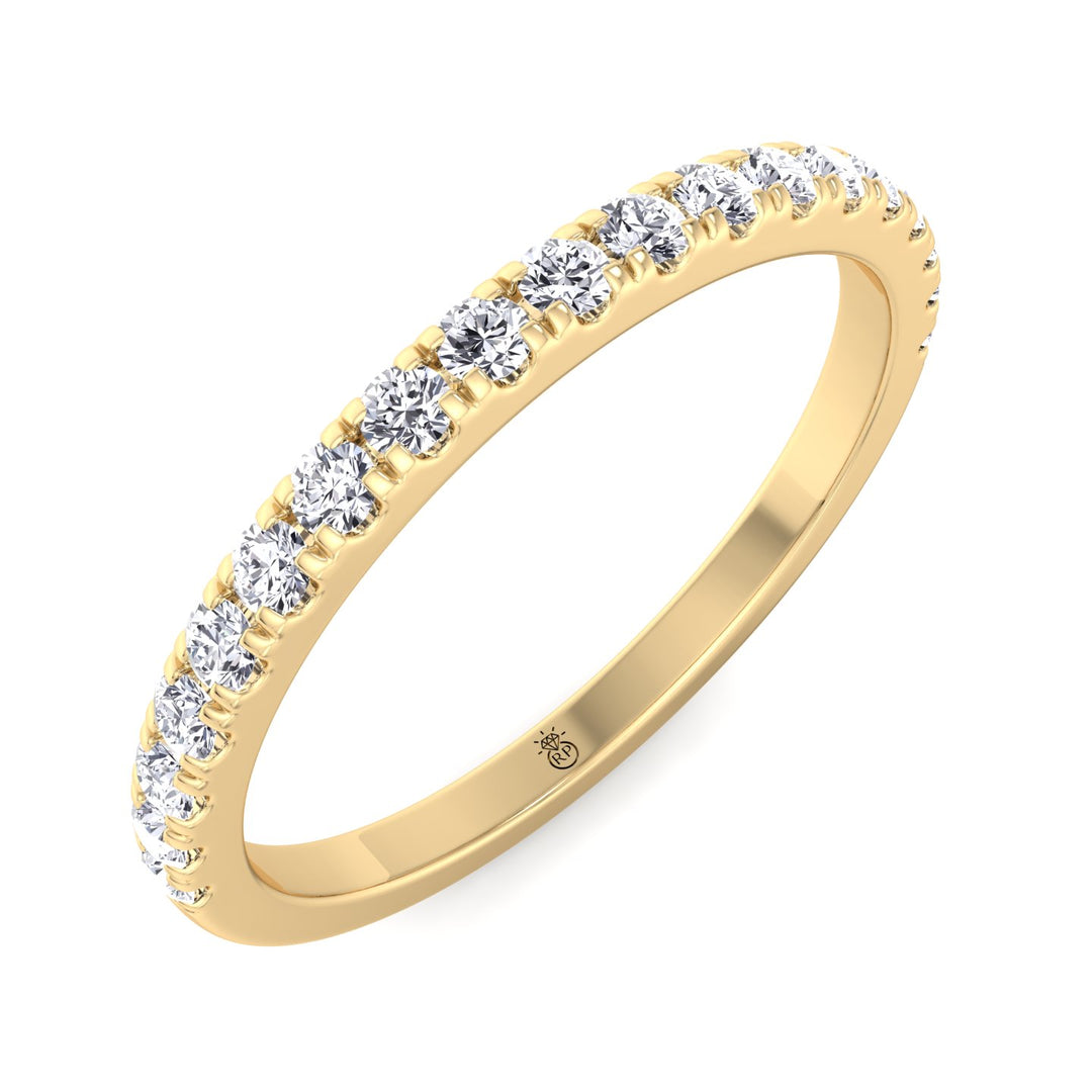Stackable Pave Wedding Band (0.30 CT)