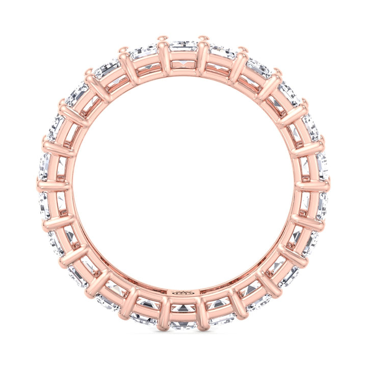 Emerald Cut  Eternity Band