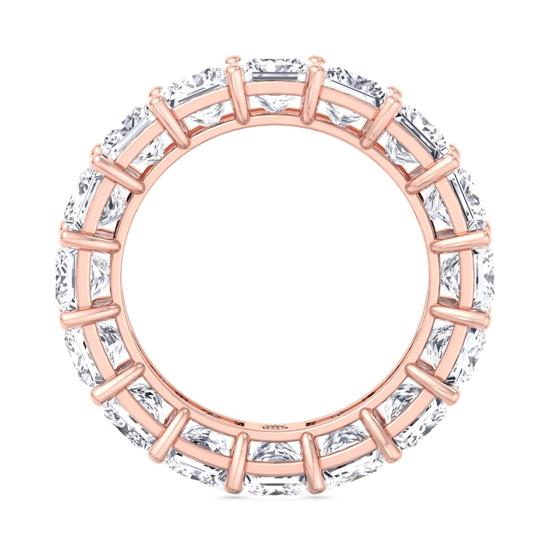 Princess Cut Eternity Band