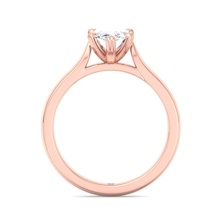 Marquise Cut Solitaire Engagement Ring