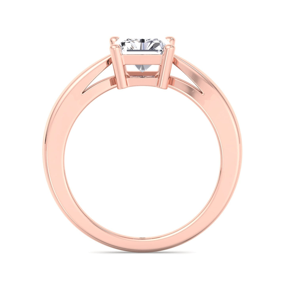Radiant Cut Solitaire Engagement Ring
