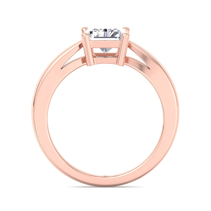 Radiant Cut Solitaire Engagement Ring