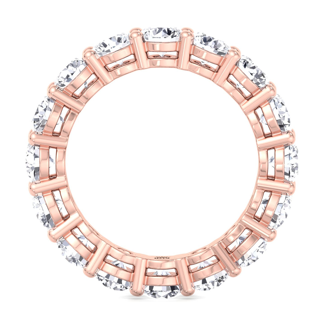 Classic Round Cut   Eternity Band