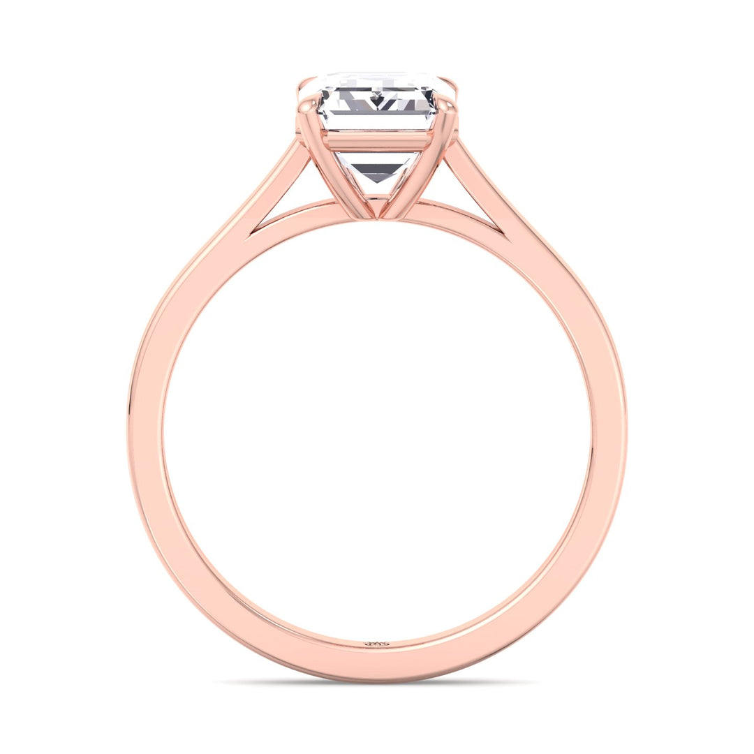 Emerald Cut Solitaire Engagement Ring